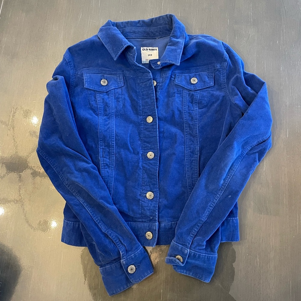 Old Navy Royal Blue Corduroy Jacket